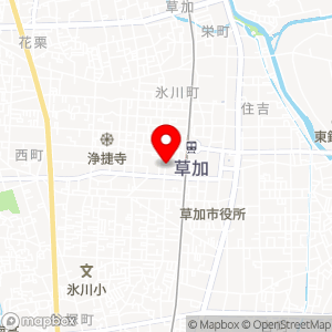 アットパーク 草加の地図