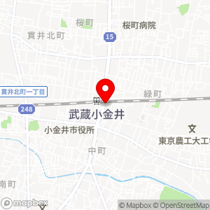 ファミリーマート 武蔵小金井駅南口店の地図