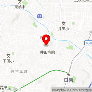 ローソン S川崎市立井田病院店の地図