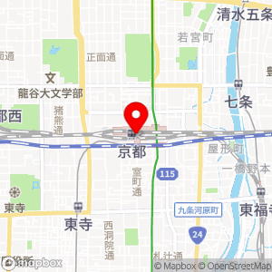 セブン-イレブン ハートインJR京都駅西口店の地図