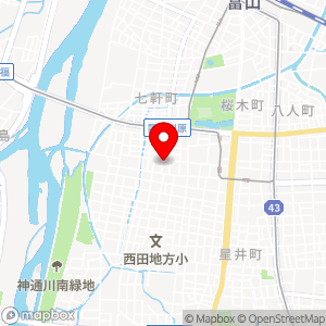 名鉄協商パーキング 富山平吹町の地図