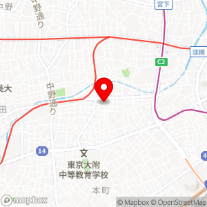 コインパーク 中野弥生町2丁目の地図