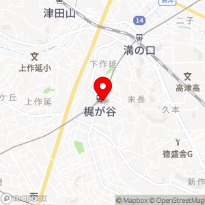 ナビパーク 梶ヶ谷東急ストア駐車場の地図
