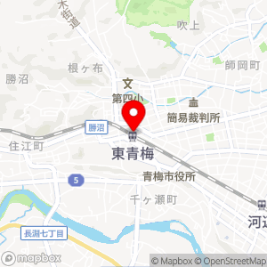 マルフジ 東青梅店の地図