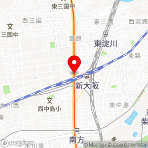 トラストパーク 【クレジット利用可】新大阪駅北の地図