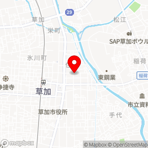 三井のリパーク コンフォール草加の地図