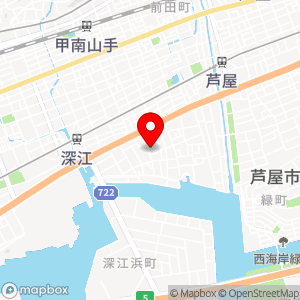 コープこうべ ミニ深江南の地図
