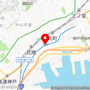 ローソンストア100 神戸栄町通店の地図