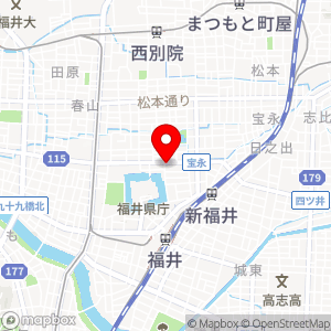 三井のリパーク 福井NHK前の地図