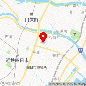 名鉄協商パーキング 四日市中部第2の地図
