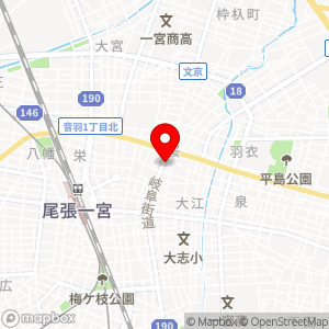 名鉄協商パーキング 一宮市役所前の地図