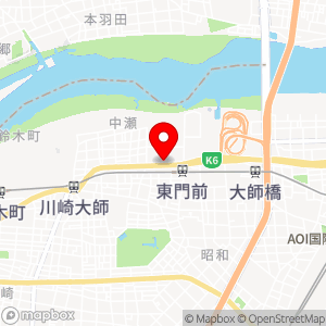 島忠ホームズ川崎大師店の地図