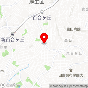 ファミリーマート 百合丘三丁目店の地図