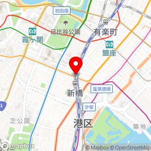 セブン-イレブン 新橋駅前店の地図