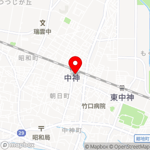 三井のリパーク 中神駅南口の地図