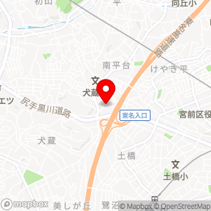 ファミリーマート 宮前犬蔵一丁目店の地図