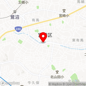 ライフ 有馬五丁目店の地図