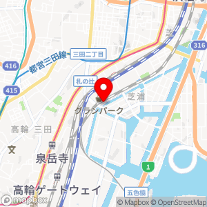 ローソン ベイコート芝浦店の地図
