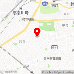 ローソン100 川崎さつき橋の地図