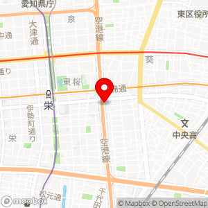 タイムズ キング観光サウザンド栄東新町店の地図