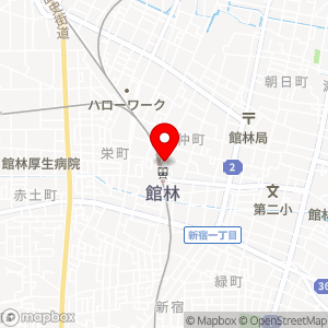 TOBU PARK 館林駅東口の地図