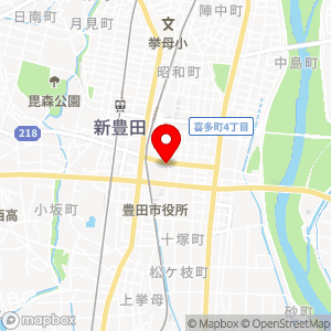 名鉄協商パーキング 豊田市役所前の地図