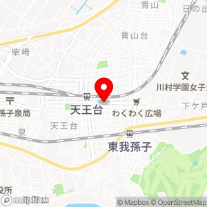 ナビパーク 天王台第2の地図