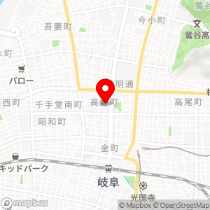 名鉄協商パーキング 岐阜高野町第6の地図