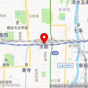 ファミリーマート 近鉄京都駅3番ホーム前店の地図