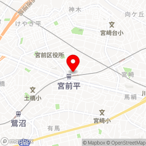 ファミリーマート 宮前平駅前店の地図
