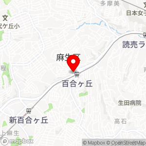 ミニストップ 百合ヶ丘店の地図