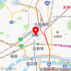 アズナス 阪神西梅田店の地図