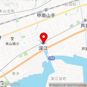 ローソン 深江本町三丁目店の地図