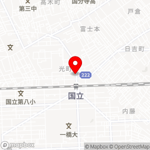三井のリパーク 国立駅北口の地図