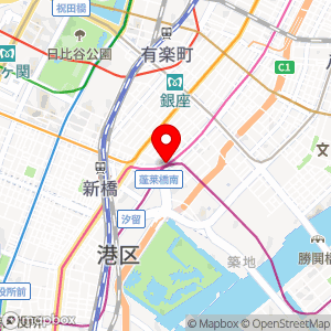 公社駐車場 東京都 東銀座の地図