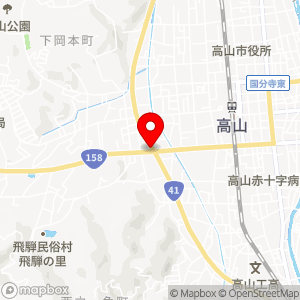 ファミリーマート 高山上岡本町店の地図