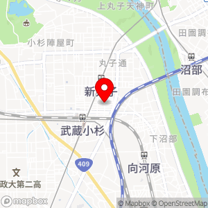 ファミリーマート 新丸子駅東店の地図