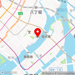 ファミリーマート 聖路加ガーデン店の地図