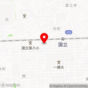 国立中１丁目第３駐車場の地図