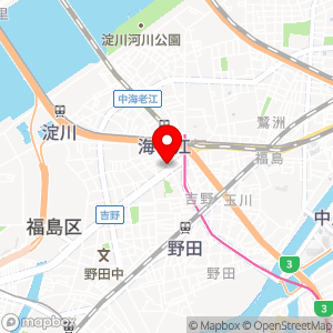 ファミリーマート 西野田店の地図
