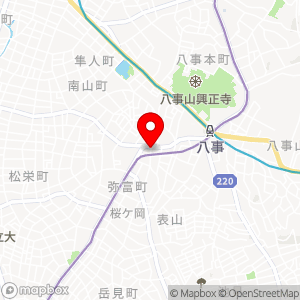 三井のリパーク 八事紅葉園の地図