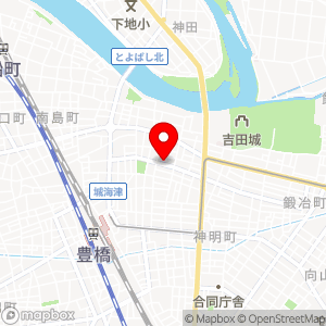 名鉄協商パーキング 豊橋新本町の地図