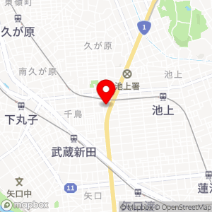 タイムズ アオキ大田千鳥総本店の地図