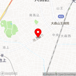 コインパーク 池上中央の地図