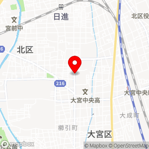 タイムズ 大宮西郵便局駐車場の地図