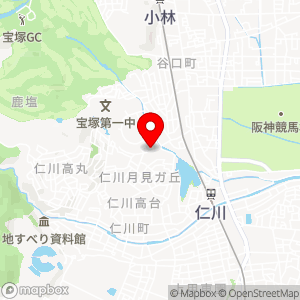ローソン 宝塚仁川月見ガ丘店の地図