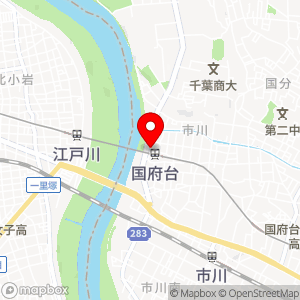 ローソン 国府台駅前店の地図