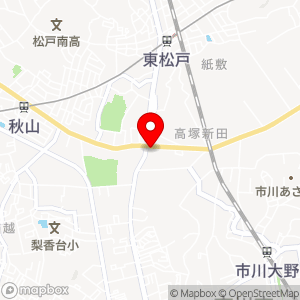 ローソン 松戸高塚十字路店の地図