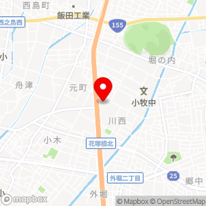 スーパーサント トリコガーデン 小牧店の地図