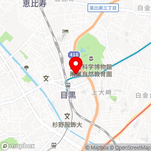ナチュラルローソン シティコート目黒店の地図